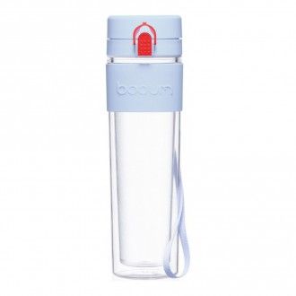 Бутылка для воды с двойными стенками Bodum Bistro, 0.5 л, цвет голубой