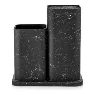 Подставка для ножей и столовых приборов Walmer Nordic, цвет черный