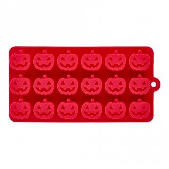 Форма для выпечки на 18 кексов Walmer Pumpkin Mini, цвет красный