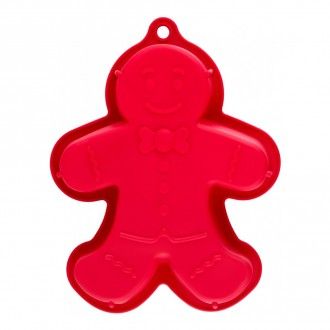 Форма для выпечки Walmer Gingerman Giant, цвет красный