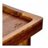 Столик-поднос деревянный сервировочный Walmer Safari 25x14 см, цвет темное дерево изображение №2