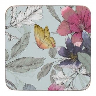 Набор из 6-ти сервировочных салфеток Kitchen Craft Butterfly, цвет разноцветный