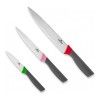 Набор ножей Walmer Shell 3 предмета: нож разделочный для мяса 20 см + нож универсальный 13 см + нож для овощей 10 см с чехлами, цвет разноцветный изображение №0