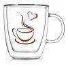 Термокружка Walmer Lovely Coffee с двойными стенками, 0.35 л, цвет прозрачный изображение №0
