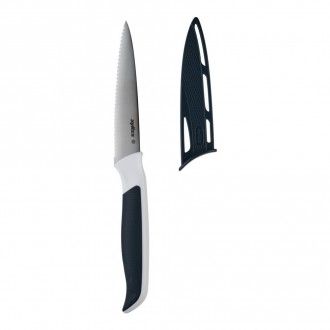 Нож для овощей и фруктов зазубренный Zyliss Comfort 10.5 см, цвет черный