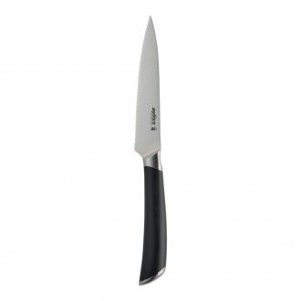 Нож для овощей и фруктов зазубренный Zyliss Comfort Pro 11.5 см, цвет черный