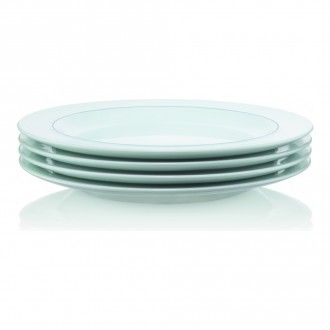 Набор тарелок обеденных Bodum BLA 4 шт., 23.5 см, цвет белый
