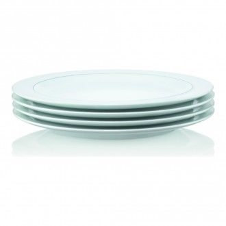 Набор тарелок обеденных Bodum BLA 4 шт., 26.5 см, цвет белый