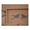 Поднос сервировочный 3D Cork Birds, 18х14 см, цвет пробковый изображение №1