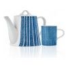 Набор чайный Walmer Denim 2 предмета: кружка 0.38 л + чайник заварочный 0.95 л, цвет синий изображение №0