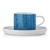 Набор чайный Walmer Denim 2 предмета: чашка с блюдцем 0.25 л + чайник заварочный 0.95 л, цвет синий изображение №3