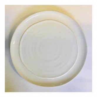 Тарелка обеденная Ceramiche Noi White Seafoam, 27 см, цвет белый