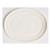Блюдо сервировочное овальное Ceramiche Noi White Seafoam 36х28 см, цвет белый изображение №0