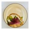Тарелка обеденная Ceramiche Noi Aubergine, 28 см, цвет белый изображение №0