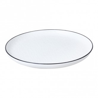 Тарелка обеденная Walmer Riverside, 26 см, цвет белый