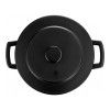 Кастрюля с керамической крышкой Walmer Home Chef, 1.9 л, цвет черный изображение №2