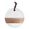 Доска сервировочная Be Home Marble&Acacia, 30.5 см, цвет белый изображение №0
