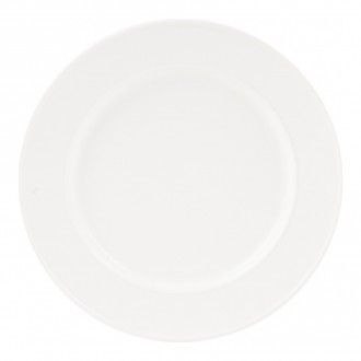 Тарелка десертная Kitchen Craft Mikasa Ridged, 22 см, цвет белый