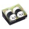 Набор солонка и перечница Kitchen Craft Panda 2 шт, цвет черно-белый изображение №1
