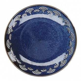 Тарелка десертная Kitchen Craft Mikasa Satori, 22 см, цвет синий