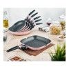 Сковорода-гриль Walmer Easy Click, 24 см, цвет розовый изображение №7