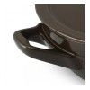 Сотейник керамический с крышкой Ceraflame Hammered, 3.5 л, цвет шоколад изображение №3