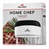 Набор Walmer 4 предмета: нож шеф Wenge 20 см + нож разделочный Wenge 20 см + термометр для приготовления мяса в духовке Home Chef + тендерайзер Home Chef, цвет темное дерево изображение №17