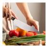 Набор Walmer 4 предмета: нож шеф Wenge 20 см + нож разделочный Wenge 20 см + термометр для приготовления мяса в духовке Home Chef + тендерайзер Home Chef, цвет коричневый изображение №5