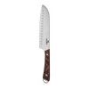 Набор Walmer 2 предмета: нож Сантоку Wenge 18 см + точилка для ножей складная Home Chef, цвет темное дерево изображение №1