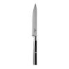 Набор Walmer Professional 5 предметов: нож шеф 20 см + разделочный нож 18 см + универсальный нож 13 см + нож для овощей и фруктов 9 см + доска разделочная Steel Back, цвет хром изображение №7