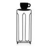 Набор Walmer 2 предмета: подставка для кофейных капсул Nespresso + термокружка Stack 0.35 л, цвет черный изображение №3