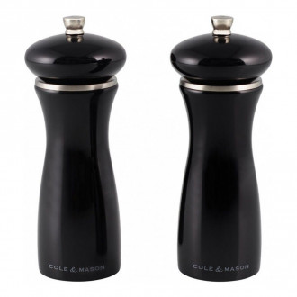 [уценка] Набор мельниц для соли и перца Cole & Mason Sherwood Black Gloss 2 шт., 165 мм (УЦЕНКА), цвет черный