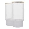 Набор стаканов Premier Housewares Farrow White/Gold 2 шт, 0.42 л, цвет белый изображение №1