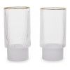 Набор стаканов Premier Housewares Farrow White/Gold 2 шт, 0.42 л, цвет белый изображение №0