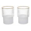 Набор стаканов Premier Housewares Farrow White/Gold 2 шт, 0.23 л, цвет белый изображение №0