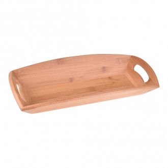 Поднос деревянный сервировочный для хлеба Bambum Seppe 34х14 см, цвет бежевый