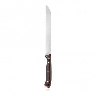 Нож для хлеба Pirge Elite 17.5 см, цвет коричневый