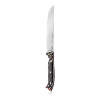 Кухонный нож Pirge Elite 15.5 см, цвет коричневый