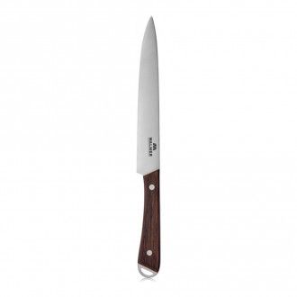 [уценка] Нож разделочный Walmer Wenge 20 см (УЦЕНКА), цвет темное дерево