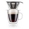 Набор для кофе Bodum: термобокал с двойными стенками и фильтр Pour Over  2 в 1 (УЦЕНКА), 0.35 л изображение №0