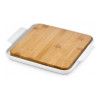 Блюдо с доской для хлеба Walmer Bamboo 28х22 см (УЦЕНКА), цвет светлое дерево изображение №0