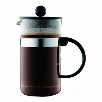 [уценка] Кофейник френч-пресс Bodum Bistro Nouveau (УЦЕНКА), 0.35 л, цвет черный