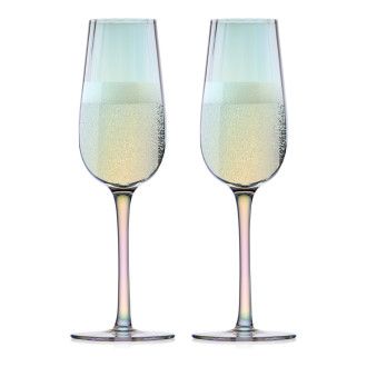 Набор бокалов для шампанского Walmer Sunset перламутр, 2 шт, 0.25 л, цвет перламутр