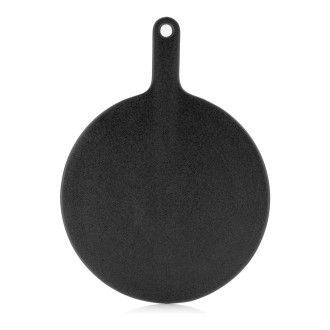 Доска сервировочная круглая Walmer Iron-Black 35x26 cм, цвет черный