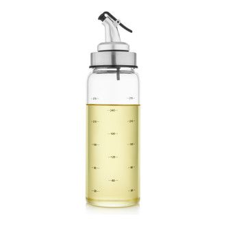 Бутылка для масла или уксуса с дозатором Walmer Home Chef, 0.3 л, цвет прозрачный