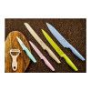 Набор кухонных ножей 5 штук + овощечистка Walmer Eco Cut (УЦЕНКА), цвет разноцветный изображение №7